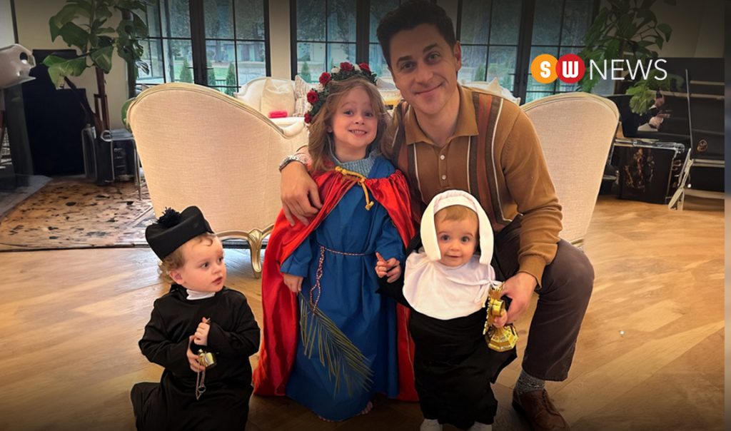 Hollywood star David Henrie shares pictures of his kids dressed up as